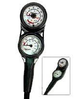 Mini Scuba Diving Pressure and Depth Gauge with Compass Console S961796