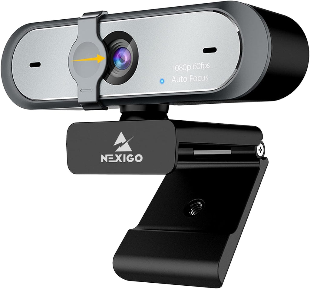 1080P 60FPS Webcam with Dual Microphone & Cover O654