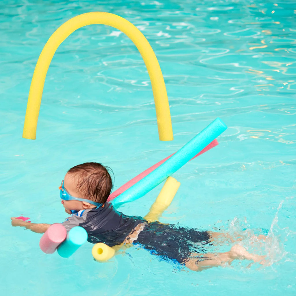 Yellow Hollow Foam Swimming Pool Noodle R8884