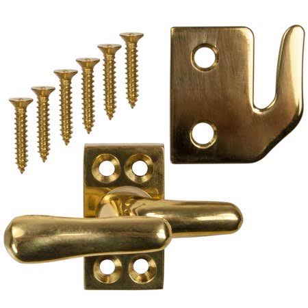 Solid Brass Wood Casement Fastener H242206