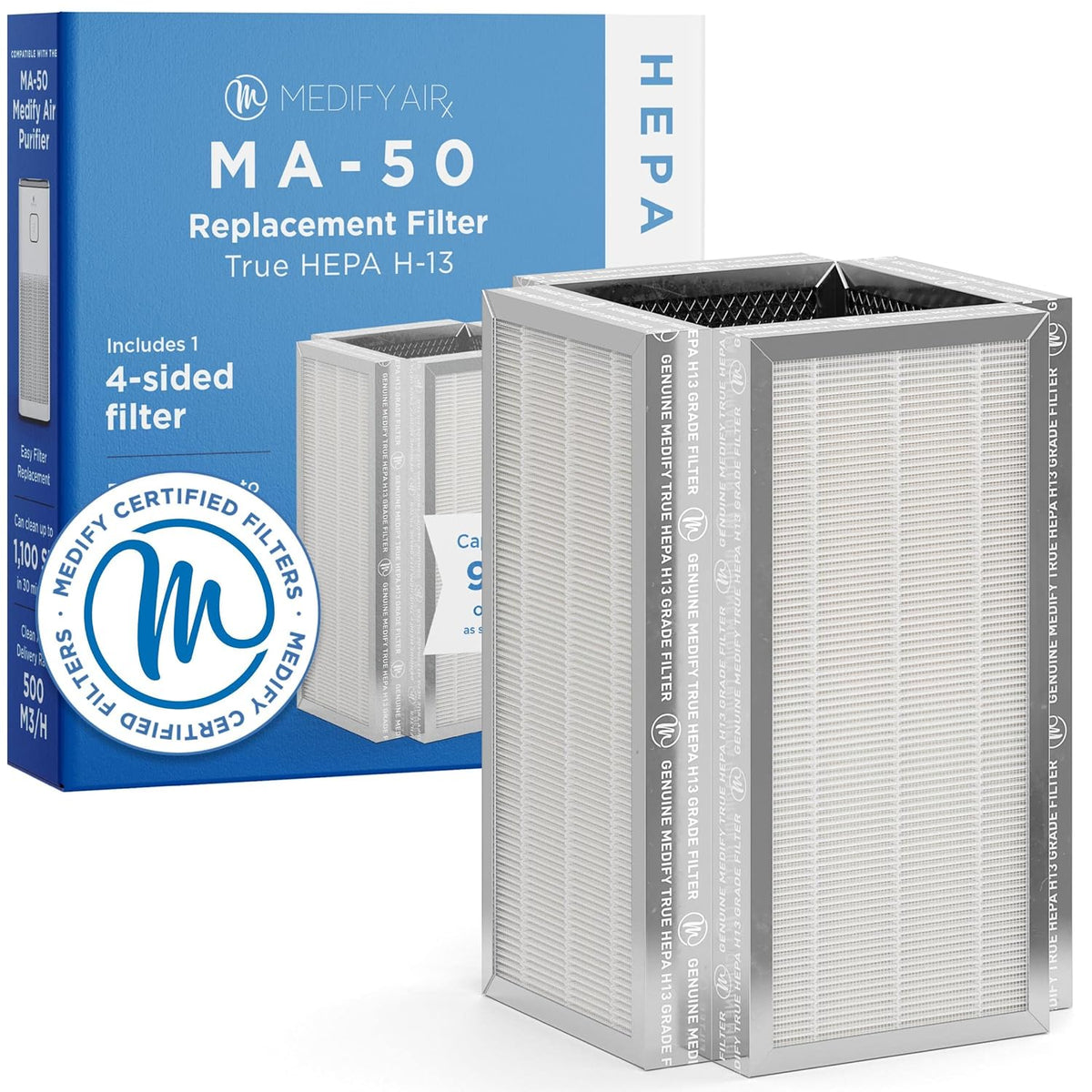3 in 1 HEPA Replacement Filter with Pre-filter and Activated Carbon, 1-Pack T13728
