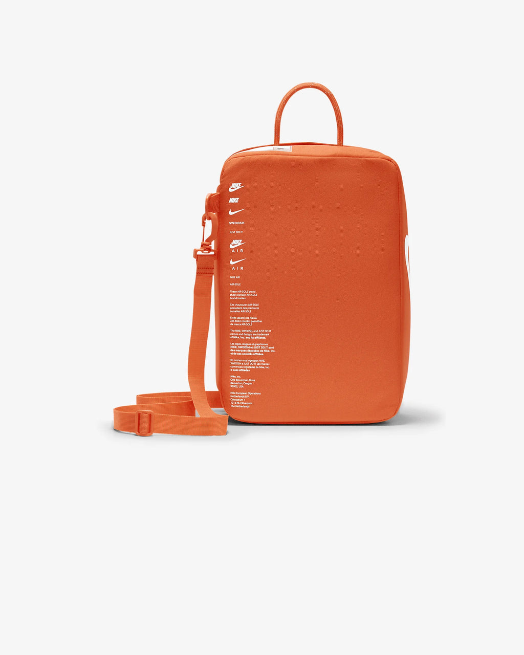 Orange White Shoe Box Bag 12L B257906