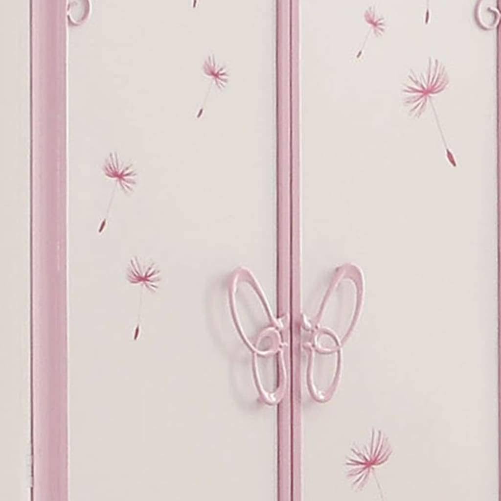White & Light Purple Armoire P931