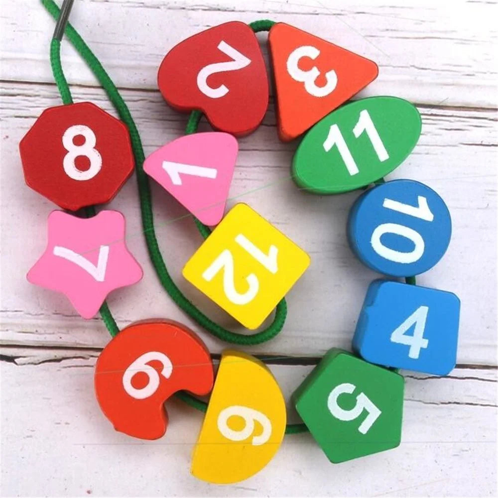 Wooden Shape Sorting Clock Toy F230