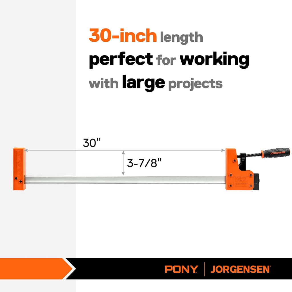 24-inch 90° Parallel Jaw Bar Clamp, 2-pack J488224