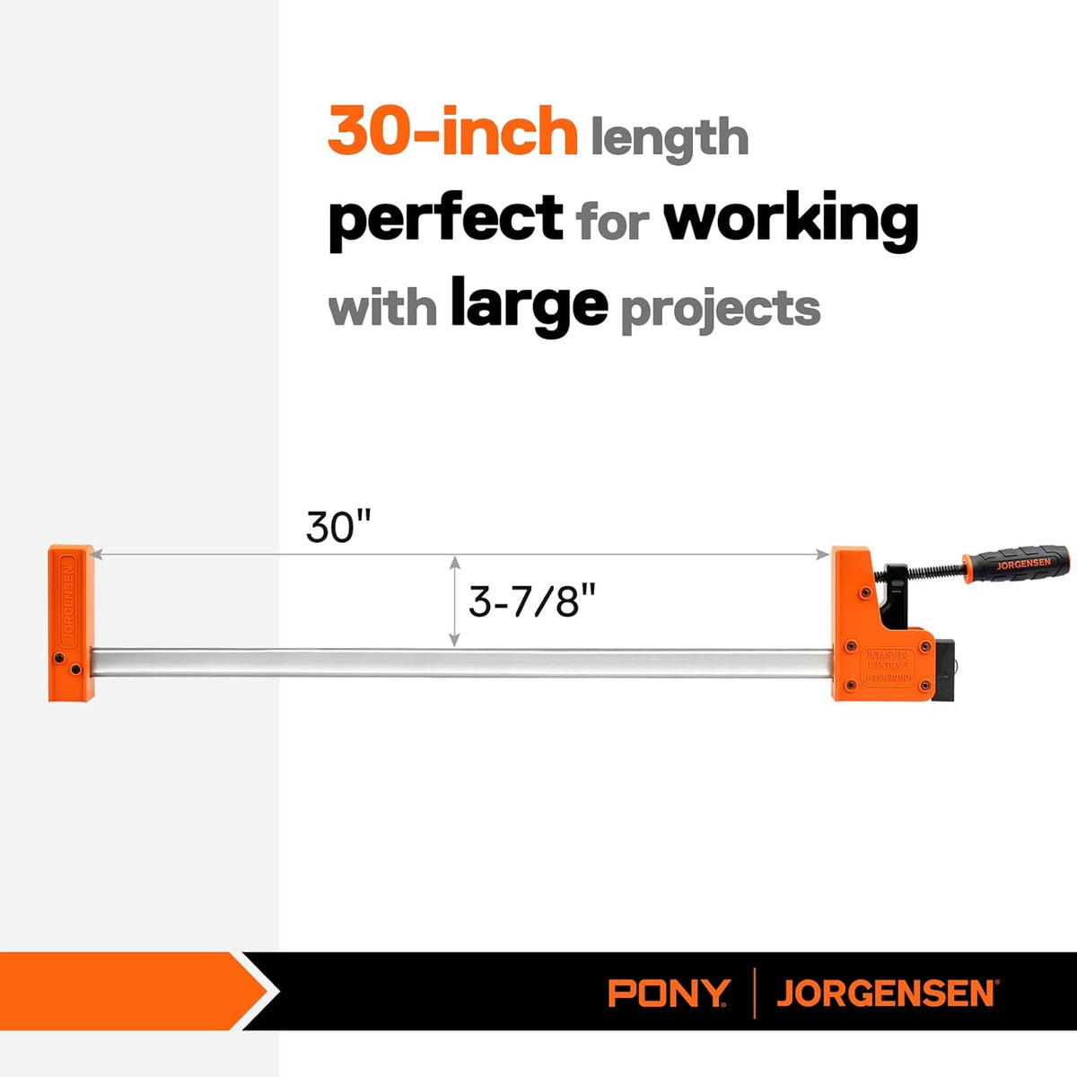 24-inch 90° Parallel Jaw Bar Clamp, 2-pack J488224
