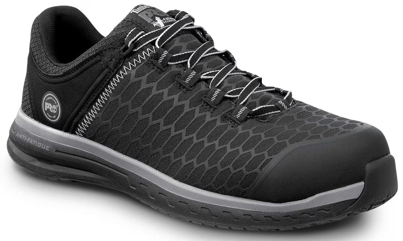 Black Comp Toe Slip Resistant Low Athletic B116