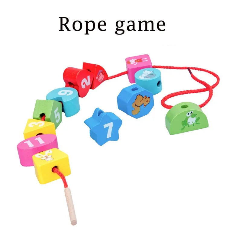 Wooden Shape Sorting Clock Toy F230