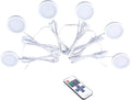 Under Counter LED Puck Lights with Remote, Warm & Daylight White G2001