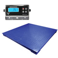 Industrial Floor Scale with Indicator, 5000 x 0.5lb (48x48) P14799