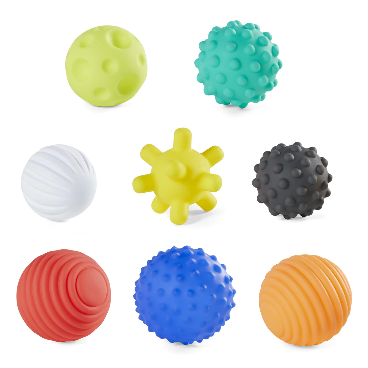 20-Piece Multicolor Sensory Soft Balls Blocks & Animal Buddies Set Q4600