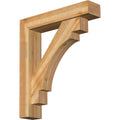 6x22W x 28x22D x 32x22H Western Red Cedar Bracket with Offset Brace H4887