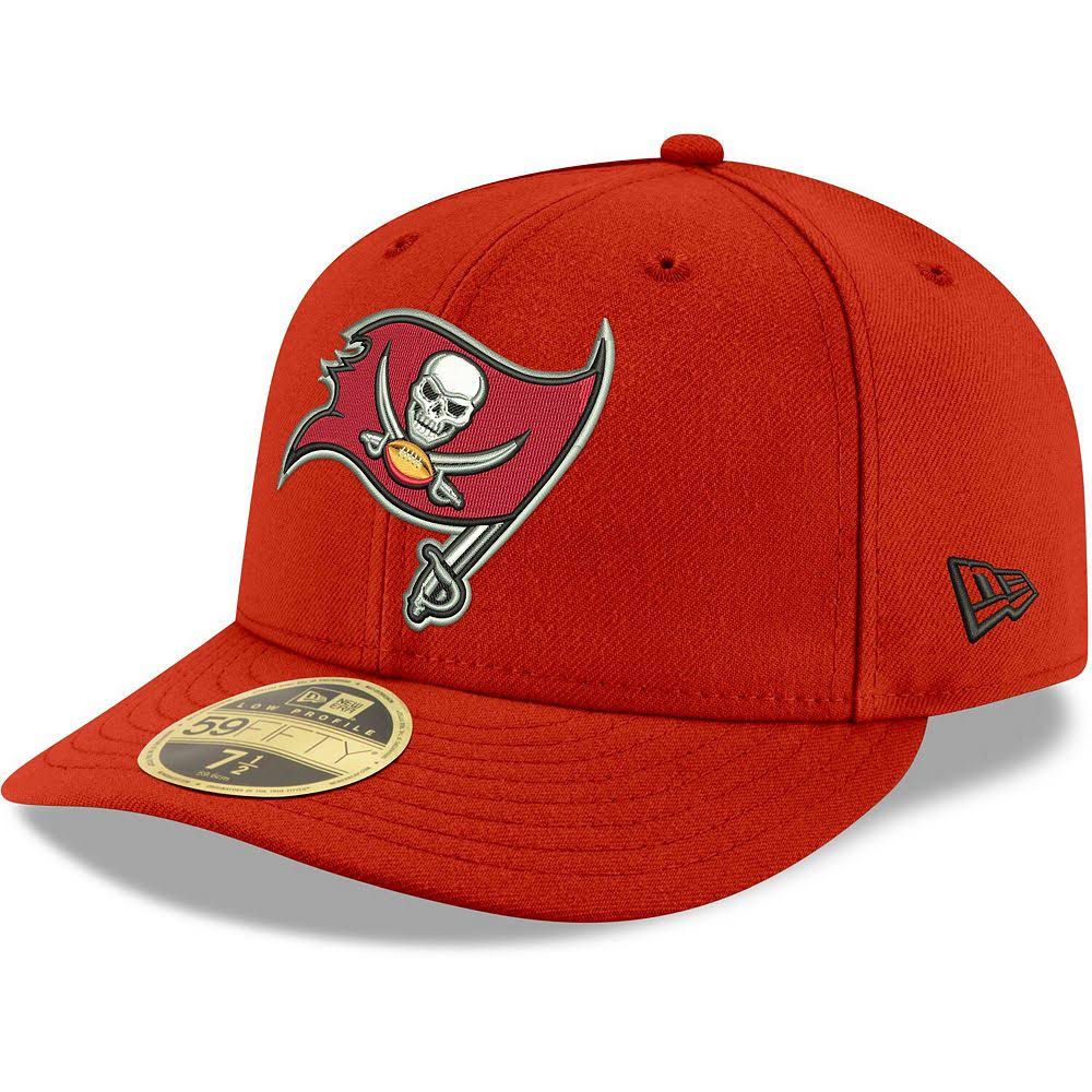 Red Tampa Bay Buccaneers Low Profile Fitted Hat F8464