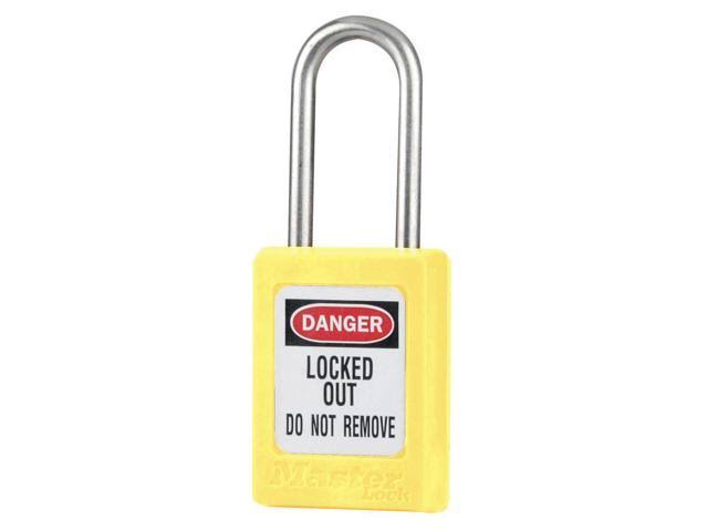 Yellow Lockout Padlock, PK6 F1975
