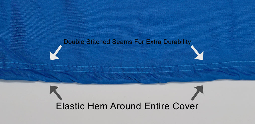 Blue / Black Jet Ski Cover with Trailer Straps and Storage Bag P51599