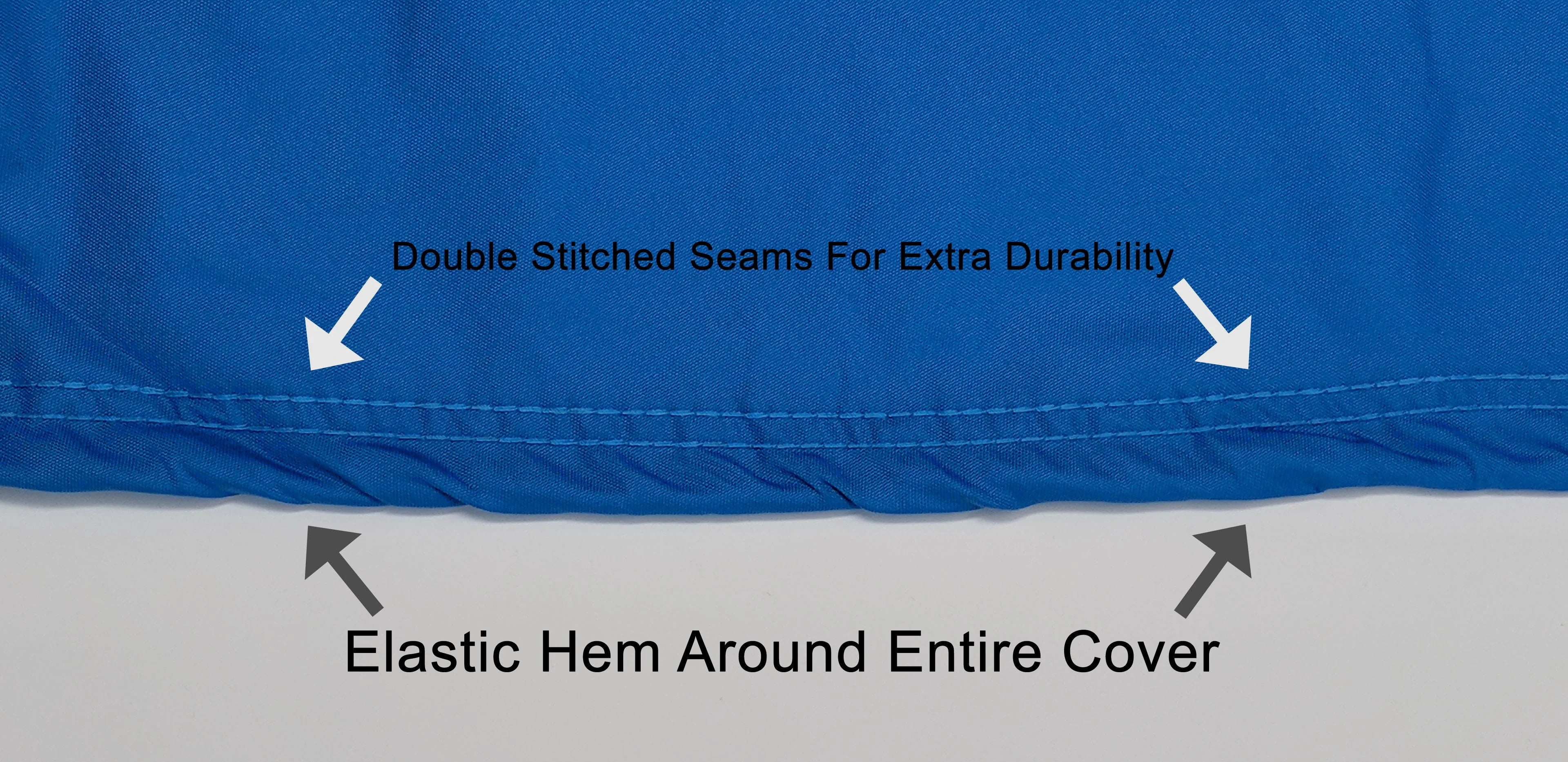 Blue / Black Jet Ski Cover with Trailer Straps and Storage Bag P51599