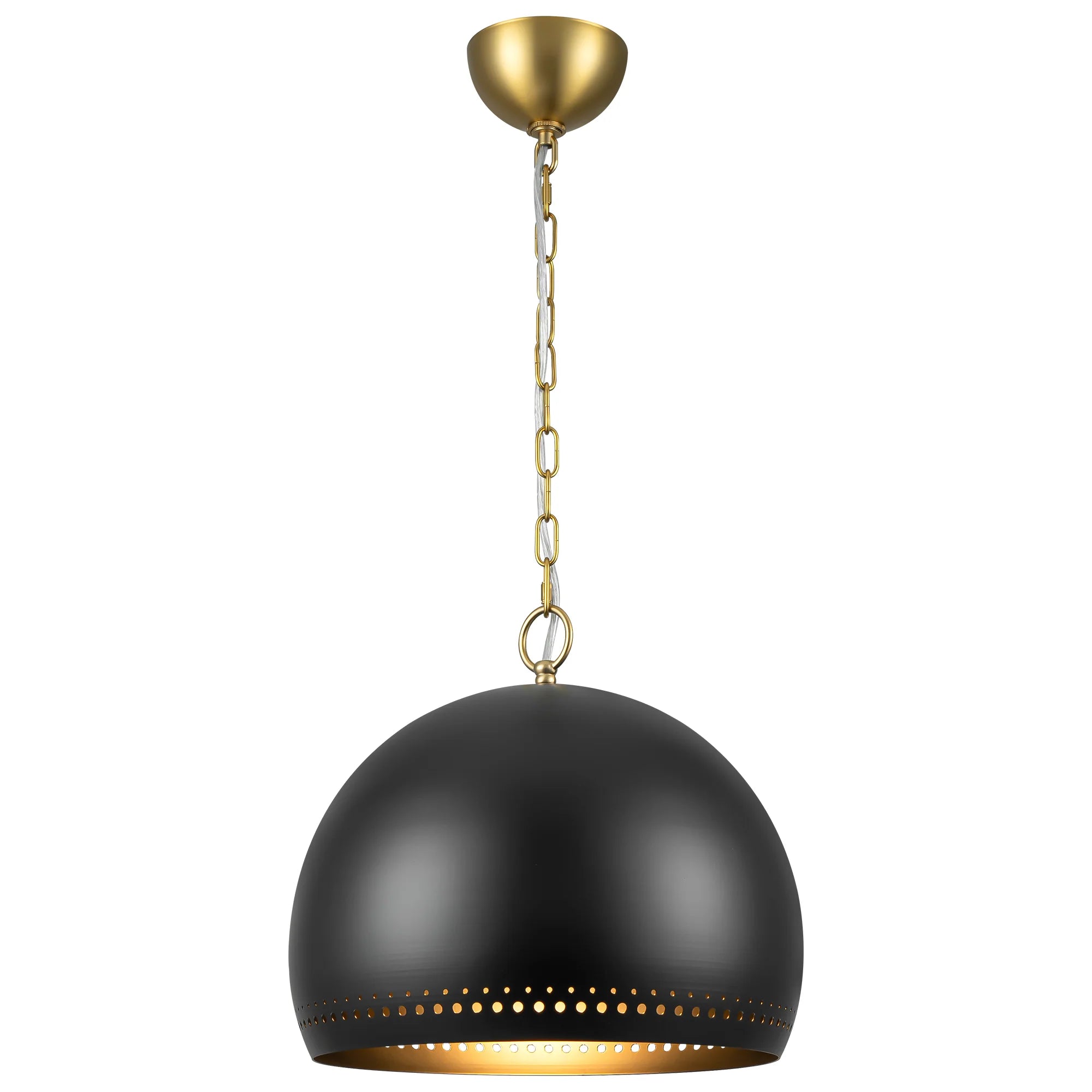 1-Light Dimmable Dome Kitchen Island Pendant C7508