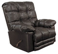 Brown Top Grain Italian Leather Rocker Recliner M5651