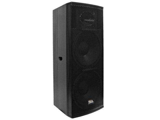 Pair of Dual 15x22 Full Range 2-Way Loudspeaker Cabinets E4701