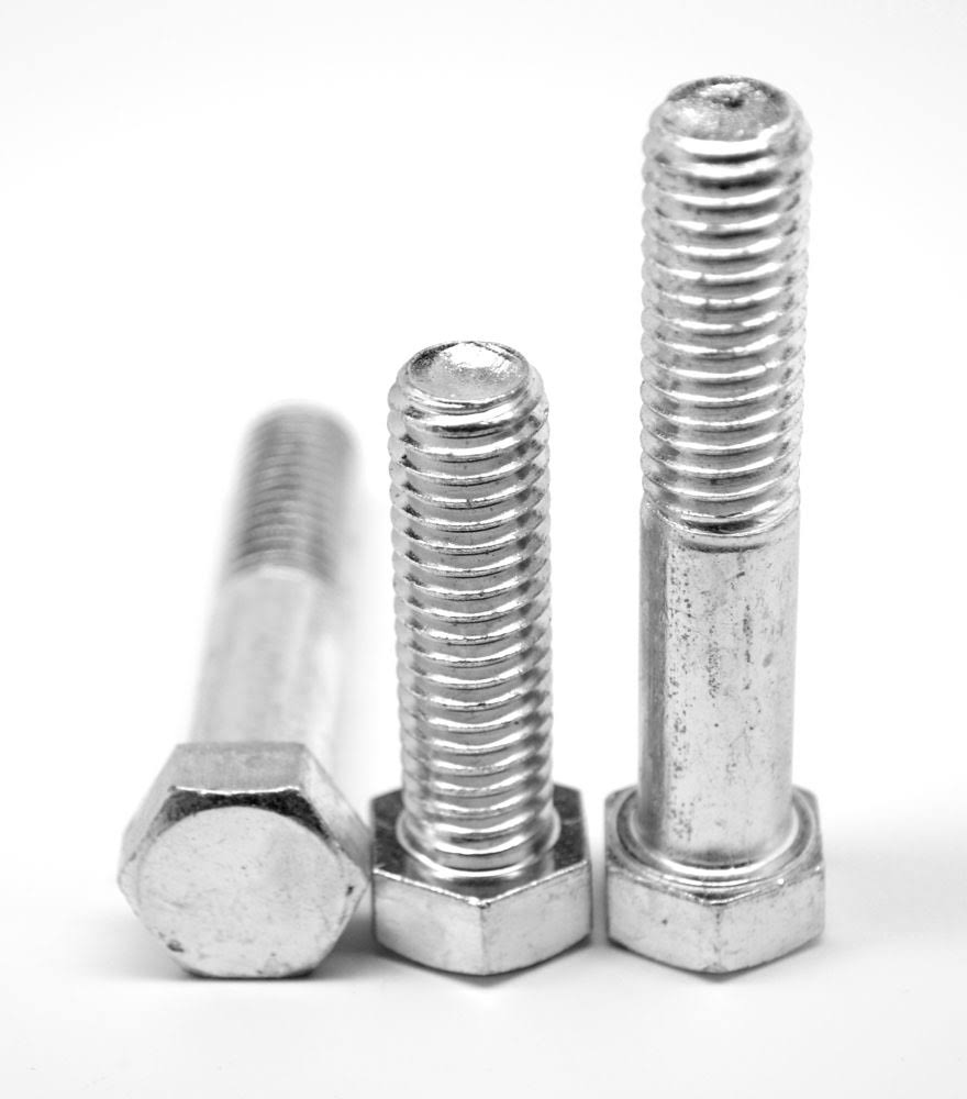 1x22-8 x 10 1/2x22 Coarse Thread Grade 5 Hex Cap Screw Medium Carbon Steel Zinc Plated N88349