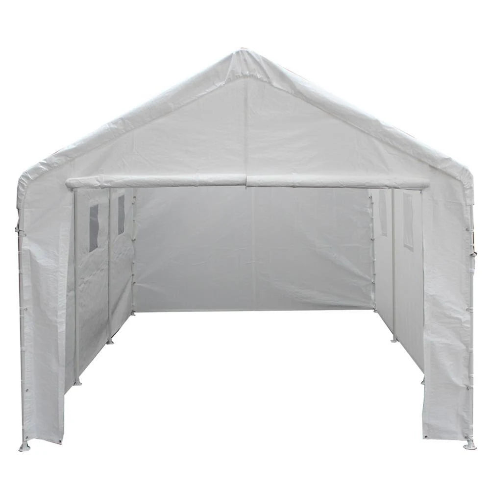 White 10 ft. x 20 ft. Sidewall Kit with Windows C511688