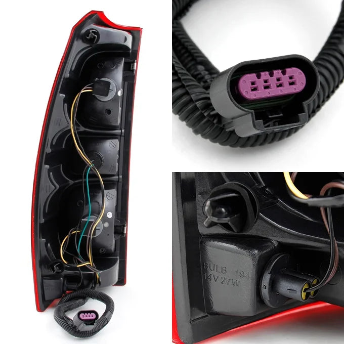 Red Clear Tail Light Passenger Right Side Replacement P901