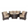 Circular Sofa Set - 6-Piece F82015