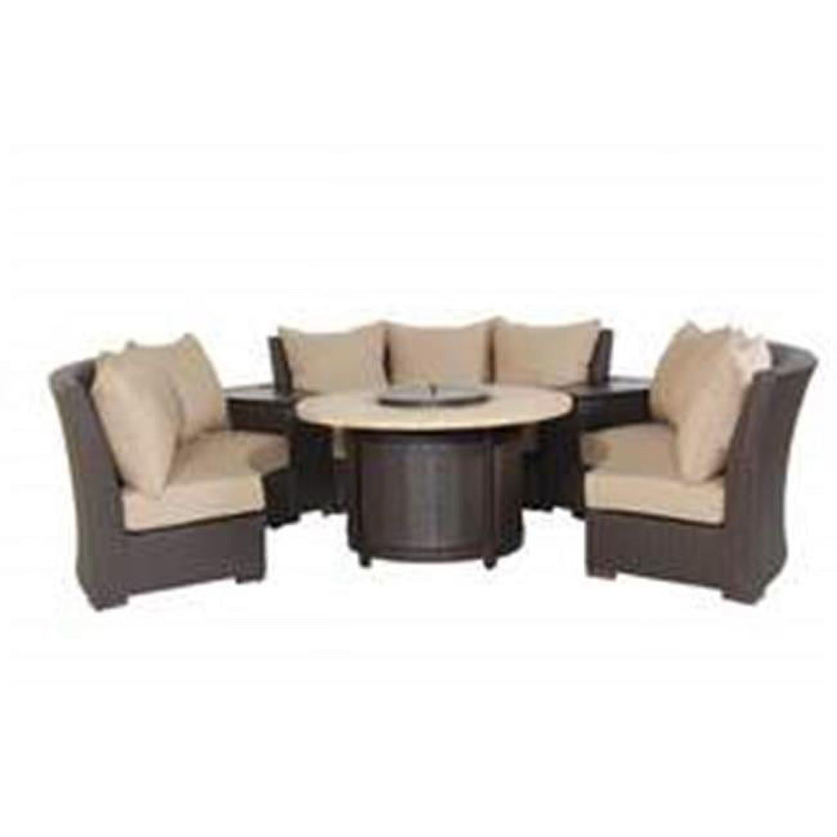 Circular Sofa Set - 6-Piece F82015