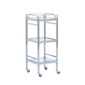 Chrome and Glass Cart G2176