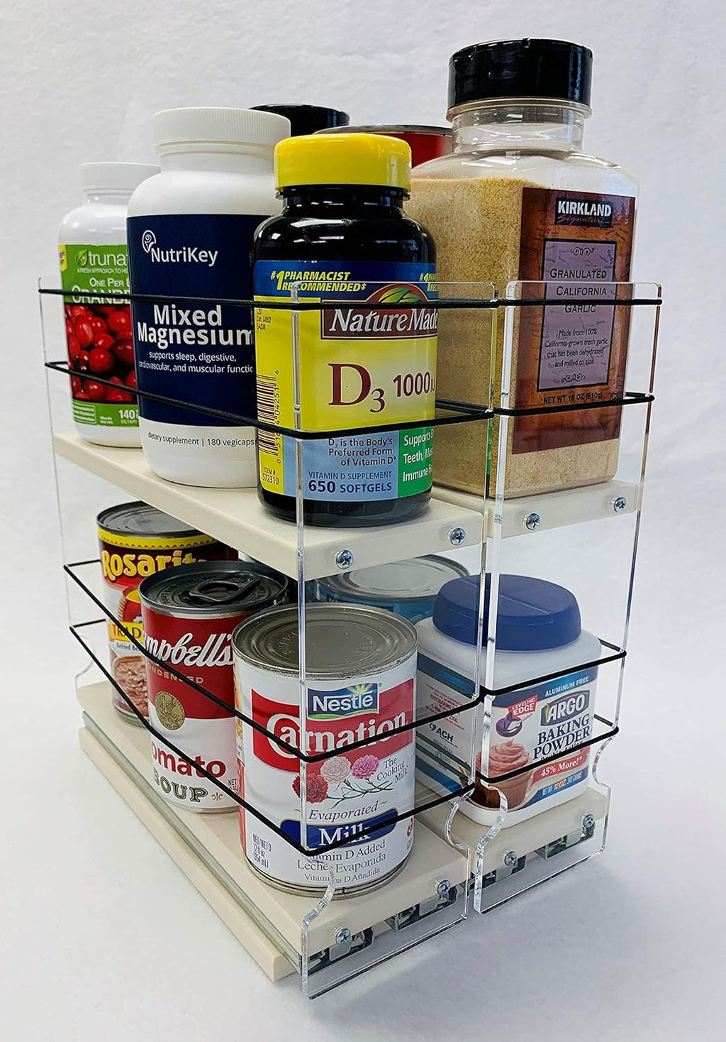 Two-Tiered Spice Organizer for Large Containers Z448