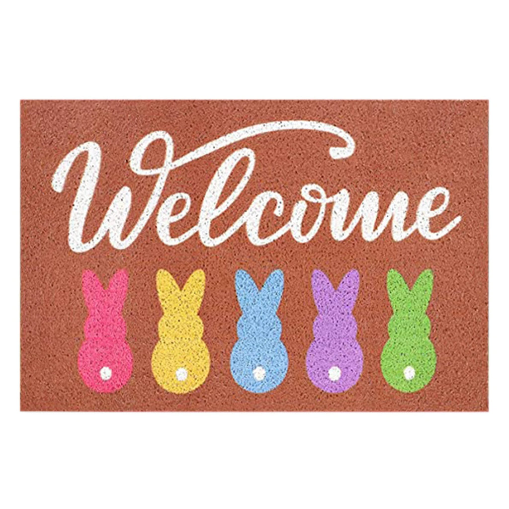 Easter Day Decoration Doormat Anti-skid Bottom Carpet A90803