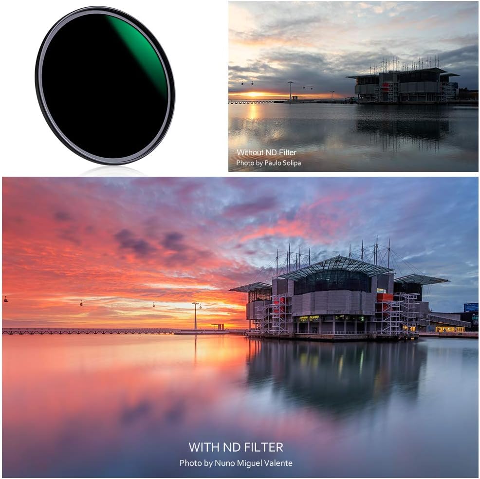 67mm Neutral Density ND8 ND64 CPL Circular Polarizer Filter Set with Multi-Layer Coatings U22095