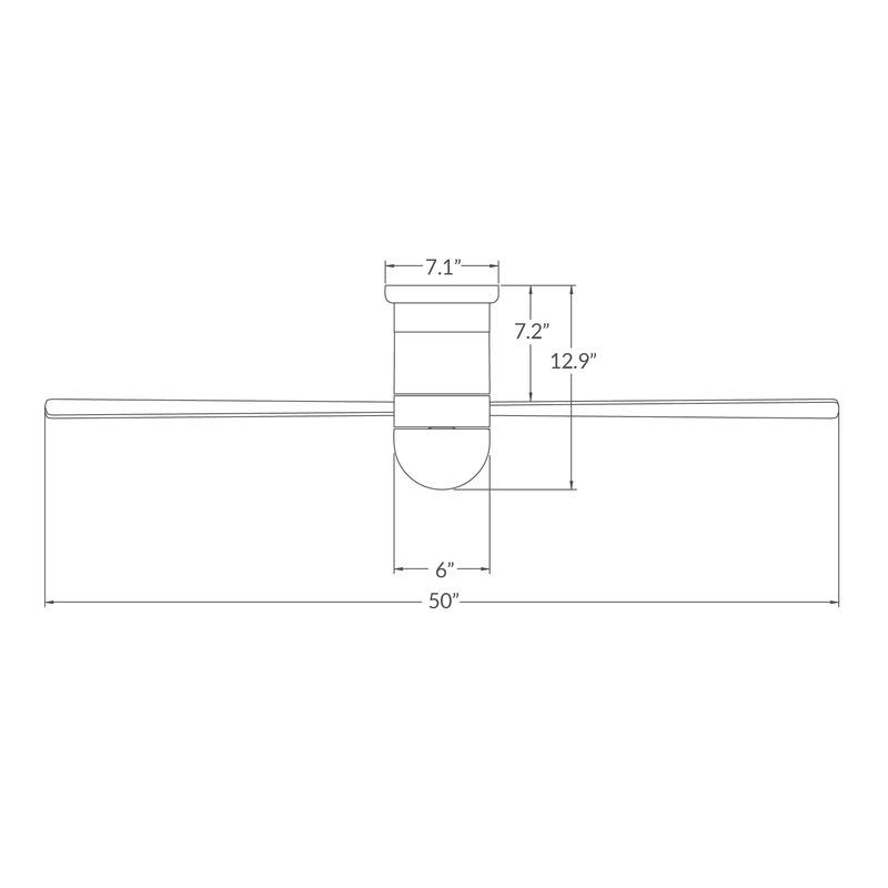 Cirrus Flush 50x22 Ceiling Fan U954