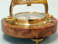 Solid Brass Alidade Compass 14 in. Telescopes Decorative Accent Y7628