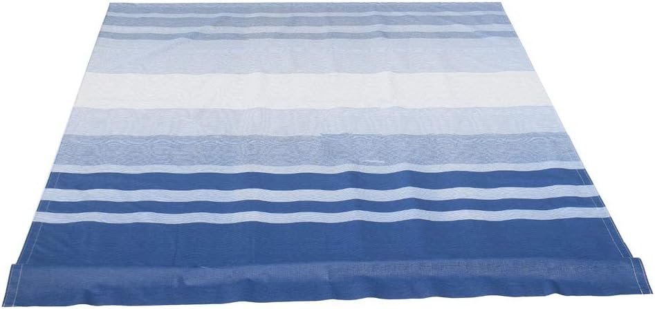 Blue Stripes Retractable 20 x 8 RV Awning Fabric Replacement R21833