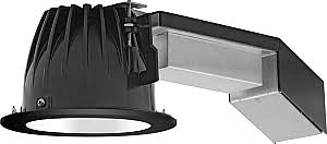 4 inch Round 20W 3500K 90 CRI White Cone Black Ring C159