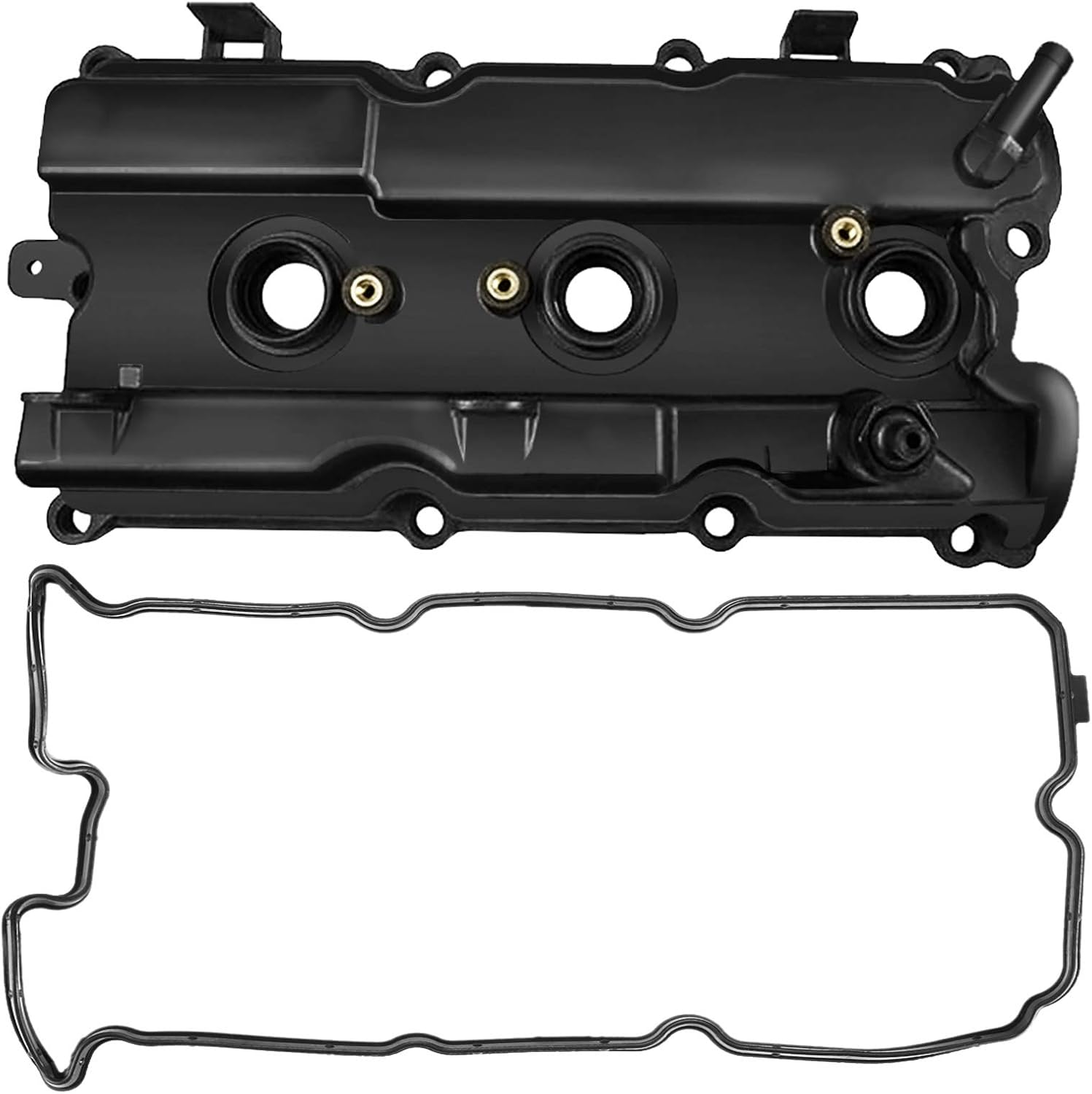 Pair Engine Valve Covers Kit with Gaskets for V6 3.5L VQ35DE V665637