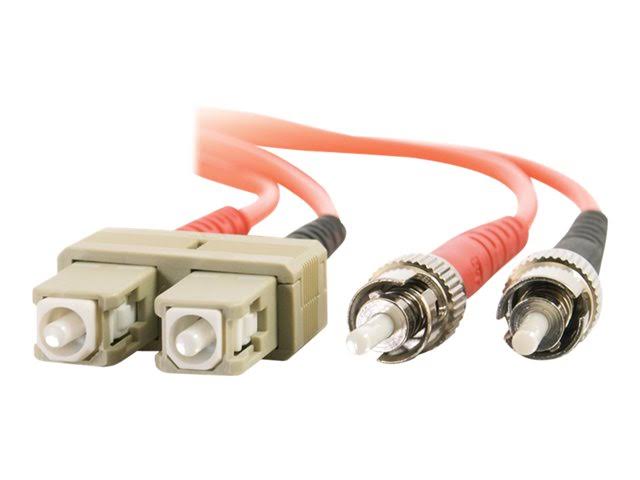 8M Duplex Multimode Fiber Optic Cable - Orange A181611