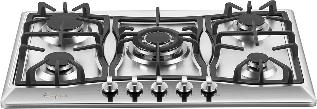 30 in. Stainless Steel Gas Cooktop with 5 Sealed Burners Z56636