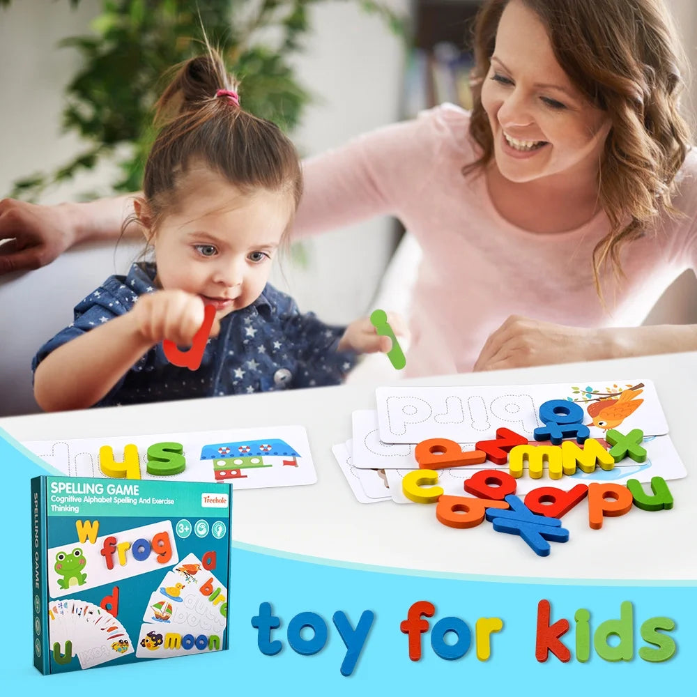 Toddlers Preschool Learning Toys Alphabet Spell Educational Game Toy U893