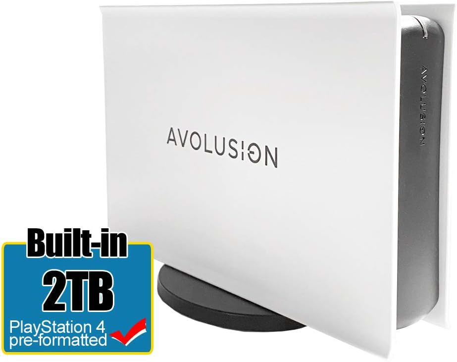 2TB USB 3.0 External Hard Drive White Pack of 2 S1687