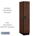 Mahogany Wood Locker L7343
