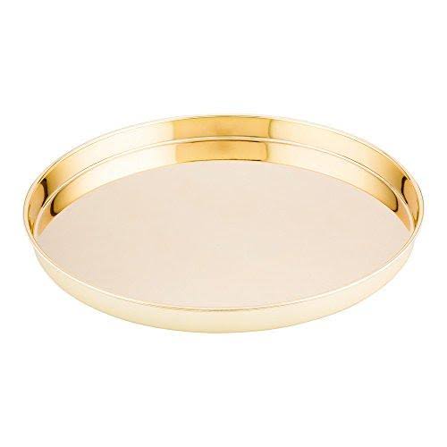 12-Inch Round Stainless Steel Serving Tray U185