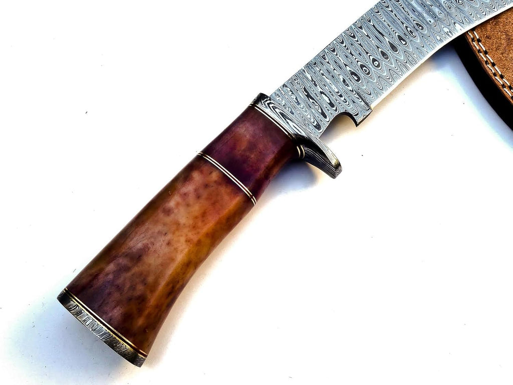 Handmade Damascus Steel 15 Inches Kukri Knife T1803