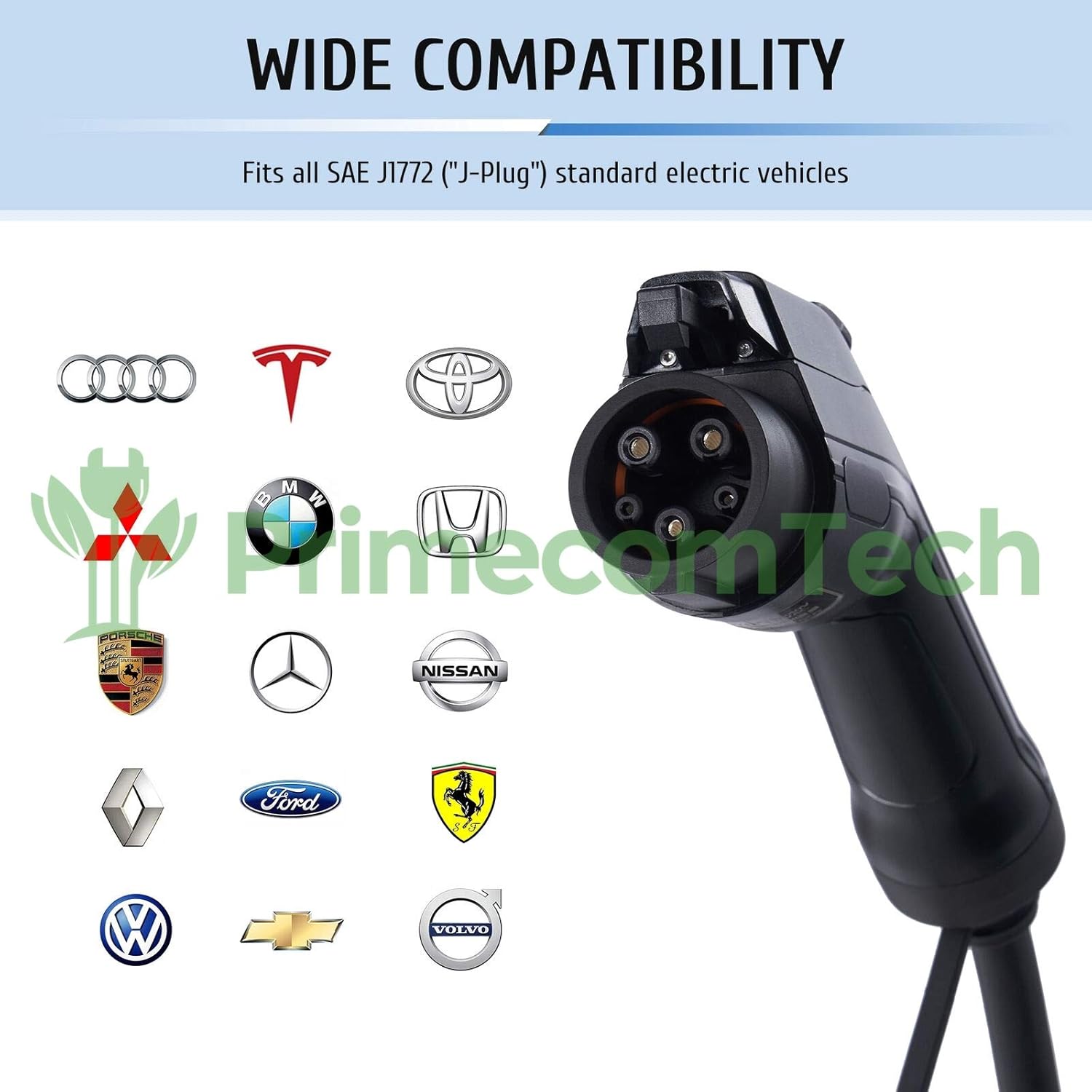 Level 2 Electric Vehicle Charger with 50Ft Cable Y6758