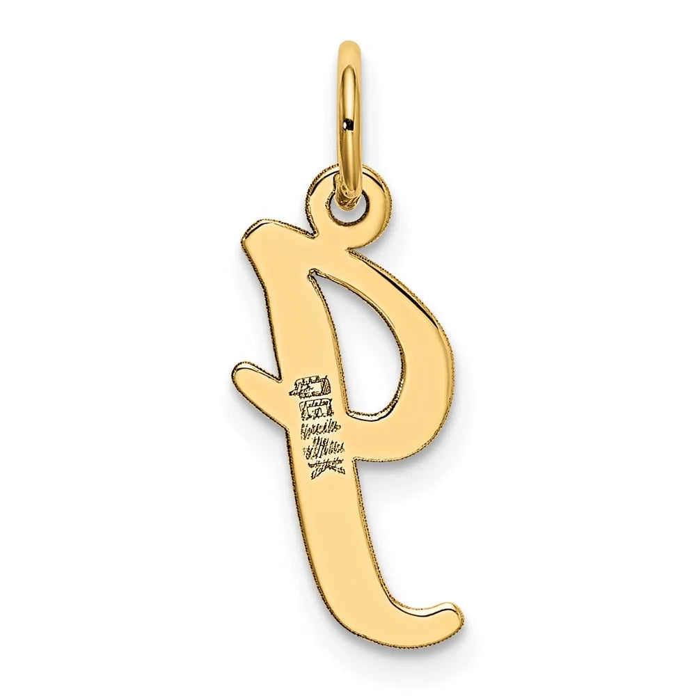 14k Script Letter I Initial Charm N532451