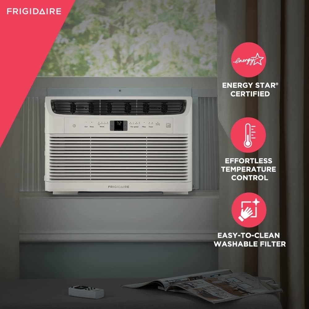 White Window-Mounted Air Conditioner, 5,000 BTU C643640
