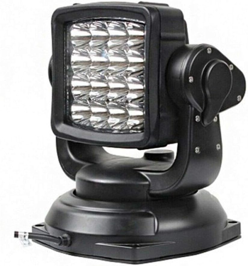 80W Wireless Remote LED Search Light Waterproof Spotlight K89405