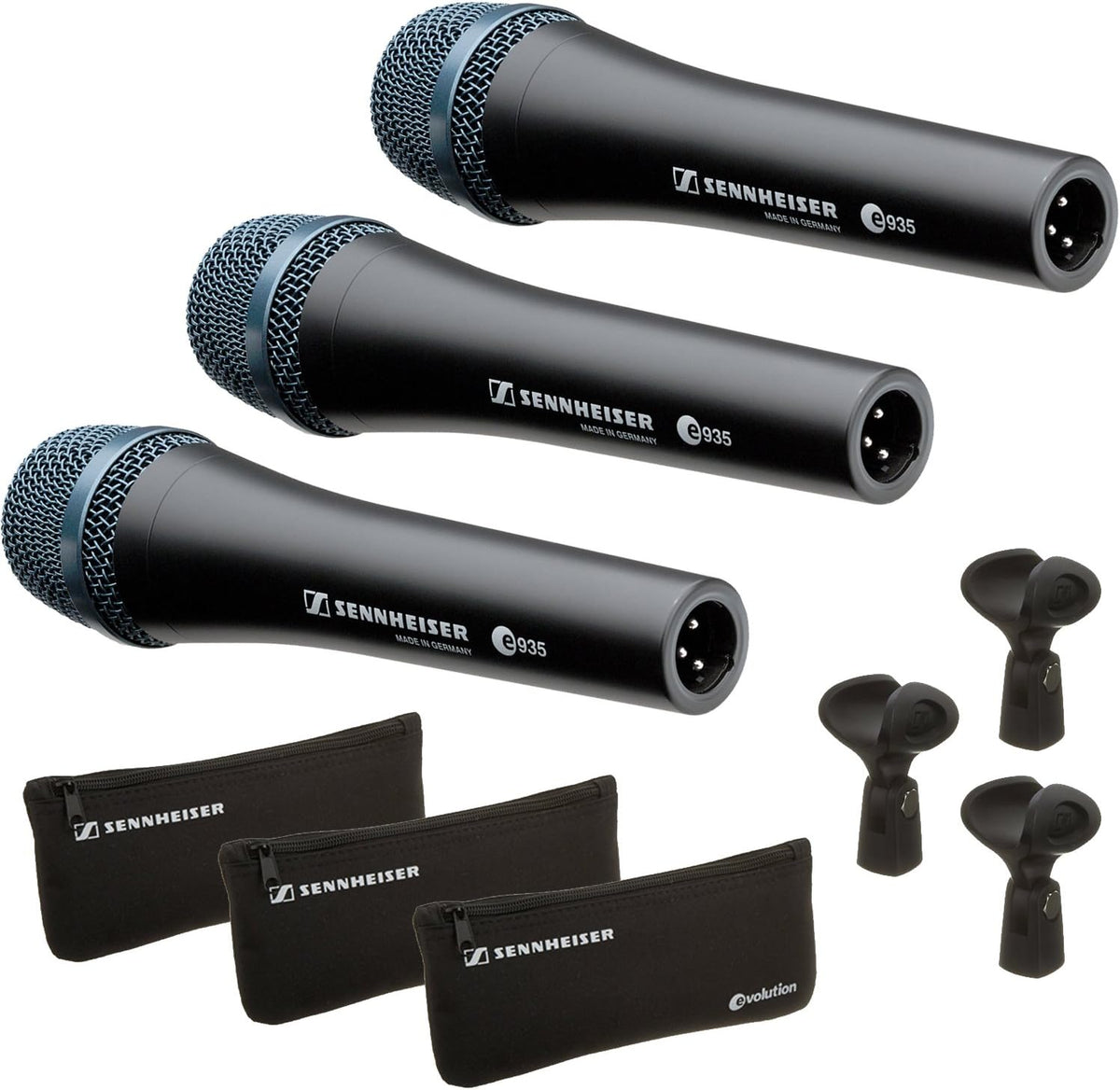 3 Pack Cardioid Dynamic Handheld Microphones G927