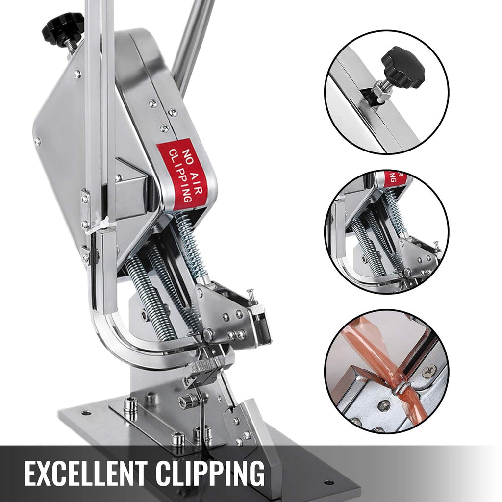 Manual Sausage Clipper with 8000PCS U-shape Clips X630433